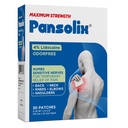 4% Lidocaine Pain Relief Patches 30 Count | Maximum Strength Topical Anesthetic for Back Neck Knee Joint Pain | Large 10x14cm Flexible Odor-Free Up to 8 Hours