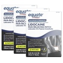 Equate Maximum Strength Lidocaine 4% Pain Relieving Patches 3 Pack (18 Total Patches) Up to 8 Hours Relief Odor Free Stay-Put Flexible Patch Topical Anesthetic for Back, Neck, Shoulder & Joint Pain