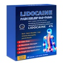 Professional Lidocaine Pain Relief Patches - 20 Count | 4% Medicated Gel Patches for Targeted Joint & Muscle Comfort | Long-Lasting 12-Hour Relief, Ultra-Flexible Design -lb0592