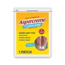 Aspercreme Max Strength Lidocaine Pain Relief Patch for Back, Odor Free