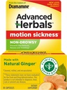 Dramamine Advanced Herbals Non-Drowsy Motion Sickness Relief Caplets, 18 Count (Pack of 5)