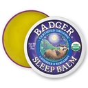 Badger Sleep Balm, Organic Essential Oil Aromatherapy Natural Sleep Balm for Adults & Kids, Relaxing & Calming Lavender & Bergamot Natural Sleep Support, .75 oz Tin