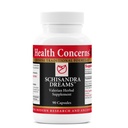 Health Concerns Schisandra Dreams – Sleep Support & Calm Aid Supplement – Valerian & Schisandra Herbal Blend – Restful Sleep, Relaxation, Palpitations, Nighttime Cough – 90 Capsules