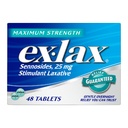 Ex-Lax Maximum Strength Stimulant Laxative Constipation Relief Pills for Occasional Constipation, Gentle Laxatives - 48 Count