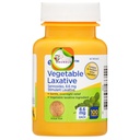Equate Natural Vegetable Laxative Sennosides Tablets - 100 Count - Gentle, Overnight Constipation Relief, Supports Digestive Health + CreateAndBundle Sticker