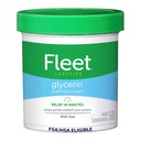 Fleet Glycerin Suppositories for Constipation Relief, Fast and Effective Stimulant-Free Laxative with Aloe Vera, 50 Count Jar