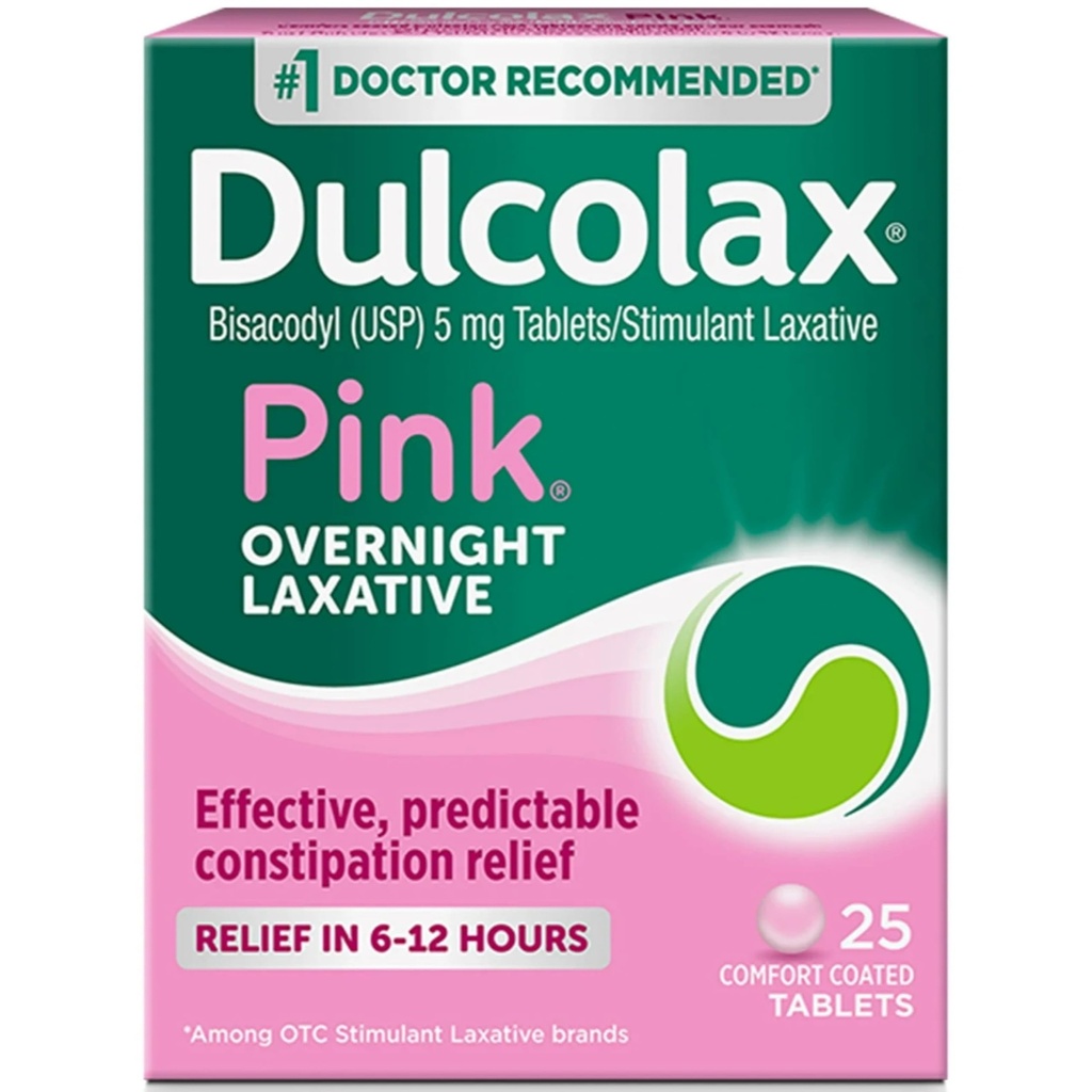 Dulcolax Laxative Tablets for Women, 5 mg, 25 Tabs (Pack of 3)