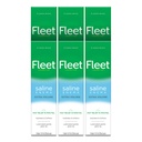 Fleet Dulcolax Fast Relief Medicated Laxative Suppositories, 28 Count Laxative Saline Enema, 7.8 Fl Oz (Pack of 6) Bundle