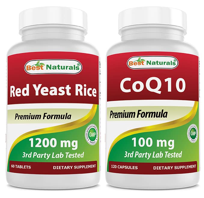 Best Naturals Red Yeast Rice 1200 Mg & COQ10 100 mg