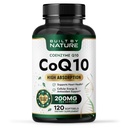 Built by Nature CoQ10 – High Absorption Coenzyme Q10 Supplement with Coconut MCT Oil – Promotes Heart Health, Cellular Energy & Antioxidant Support – 120 Softgels