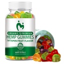 MOSRAY Hemp Gummies Advanced Extra Strength for Pain, Sleep, Anxiety - High Potency Pure Organic Hеmp Oil Extract Supplement - 100% Natural Hemp Gummy - Vegan Non-GMO