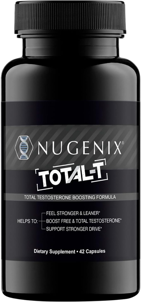 Nugenix Total-T, Volný a Celkem Testosteron Booster Dodatek pro muže, 42 Počet