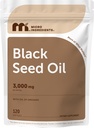 Micro Ingredients Black Seed Oil 3,000mg, 120 Softgels | 2-in-1 Formula with Oil of Oregano, Carvacrol & Thymoquinone | Plant Based, Non-GMO