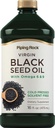 Piping Rock Black Seed Oil Liquid | 16 Ounces | Cold Pressed Nigella Sativa | with Omega 6 & 9 | Solvent Free Supplement | Vegetarian, Non-GMO, Gluten Free Formula