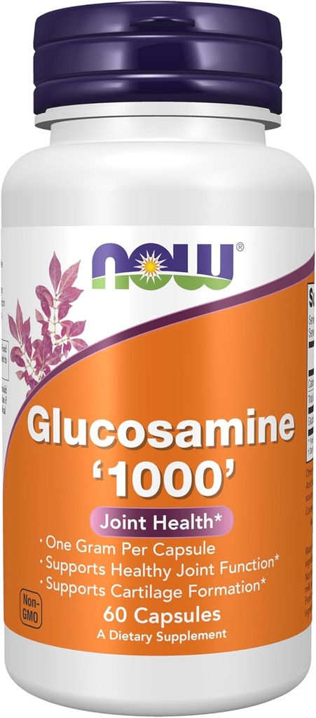 ปัจจุบัน Foods Supples, glusazine'1000', with UL Dateary Supplement Certation, 1 g per Capsule, 60 Veg Capsuls
