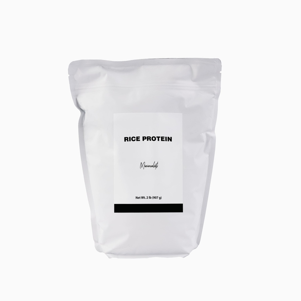 Minimalist Rice Protein, Ideal for Smoothies and Baking, Packaged for Convenience in a Resealable Bag (2 Pound)