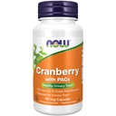 NOW Supplements, Cranberry with PACs, plus Uva Ursi and Grape Seed Extracts 90 Veg Capsules