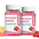 2 Pack Potassium Gummies, Potassium Chloride 1000mg for Adults, Chewable Potassium Supplement for Women & Men, Support Leg Cramps & Muscle Health - Sugar-Free, Vegan,120 Count