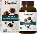 Himalaya Guggul - Podpora jater na jaterní detox, cholesterol, HDL & LDL podpora - Vegan, Non- GMO, gluten zdarma, 720 mg, 60 Kapsle
