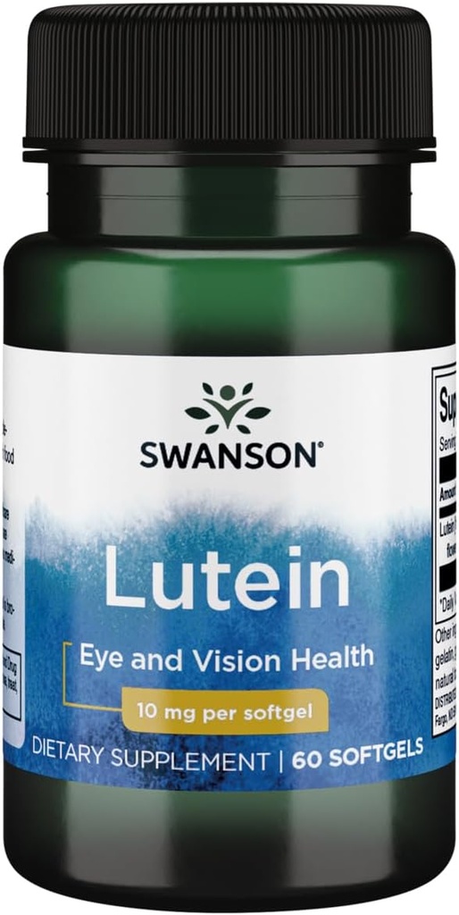 Swanson Lutein 10 Milligrammen 60 Sgels
