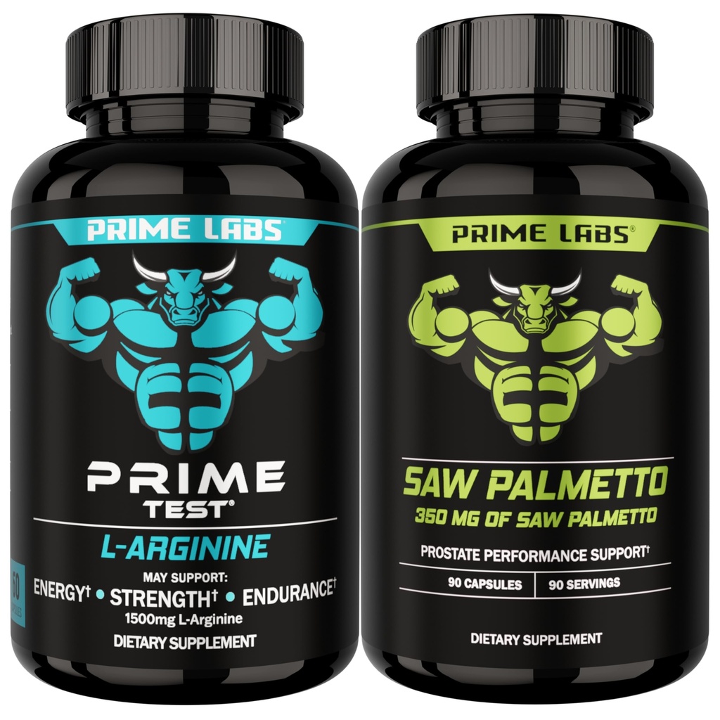 Prime Labs L Arginine + Saw Palmetto Capsules