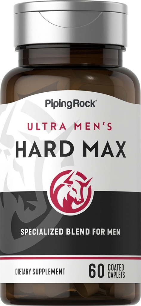 Piping Rock Blend for Men | 60 Caplets | Complex with AAKG and Yohimbe | Vegetarian, Non-GMO, Gluten Free Supplement