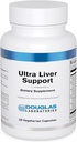 דאגלס מעבדות אולטרה Liver תמיכה; תמיכה Liver ו Gastro מעיים טרקט עם לימפוטרופיים חומרים מזינים צמחי מרפא; 60 קפסולות