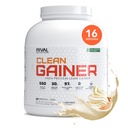RIVAL NUTRITION Clean Gainer Soft Serve Vanilla High-Protein Lean Gainer Powder I 5 Lb, 16 Servings I 550 Calories, 30g Protein, 97g Multi-Source Carbs Per Serving I Natural Flavors, Clean Ingredients