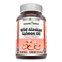 Amazing Omega Wild Alaskan Salmon Oil 2000mg Per Serving Softgels Supplement (90)