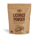 MB Herbals Licorice Root Powder 8 oz (227 Gram / 0.5 lb) | Glycyrrhiza glabra Root Powder | Mulethi Yashtimadhu