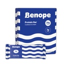 Benope Protein bar Cookies&Cream protein bar 60g x 12ea, high protein, low sugar, low carb, energy bar, nutritious snack, high protein snacks