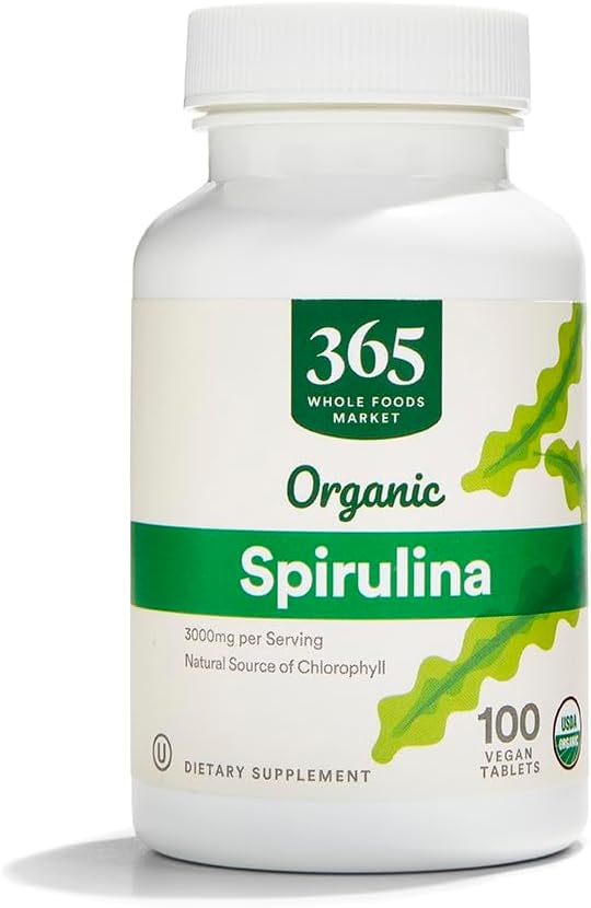 全食品市場、Spirulina 500mg、100 ct による 365