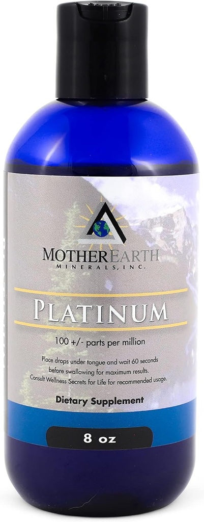 Minerály Matky Země - Platinum - Vital pro Cellular Longevity & Vitality, Energize The Human Cell - 8 Ounce 96 Servings