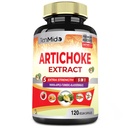 Artichoke Supplement Extract Capsules, 4 Months Supply with Papaya, Apple Pectin, Turmeric Curcumin, Bladderwrack - Supports Digestion Function - 120 Vegan Capsules