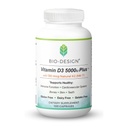 Vitamin D3 5000i Plus 130 mcg Natural K2 (MK-7) - Immune Regulation & Support Supplement - Supports Healthy Immune Function, Bone & Teeth Mineralization, & Heart Health -100 Capsules