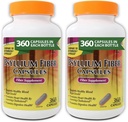 KS Signature Fiber Capsules, 2 Pack (360 Capsules Each)