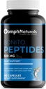 Bonitos péptidos, 500mg extracto de peixe bonito, 100 cápsulas de subministración de 100 días, non-GMO, Gluten gratis, Suplemento para a saúde cardíaca