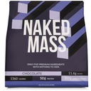 NAKED Chocolate Mass Gainer - All Natural Weight Gainer Protein Powder - 12LB Bulk, NSF Certified, GMO Free, Gluten Free & Soy Free. No Artificial Ingredients - 1,360 Calories