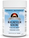 المصدر Naturals Serene Science Magnesium Serene, Peaceful Body*, Tangerine Flavored - 5 Ounce Powder