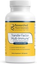 Investigats Nutritius Transfer Factor multi-Imune Colosrum suplementari - Mshroom-Free Imune support with Zinc, Beta Glucan, i Te verd - backed by Clinical Research (90 Capules)