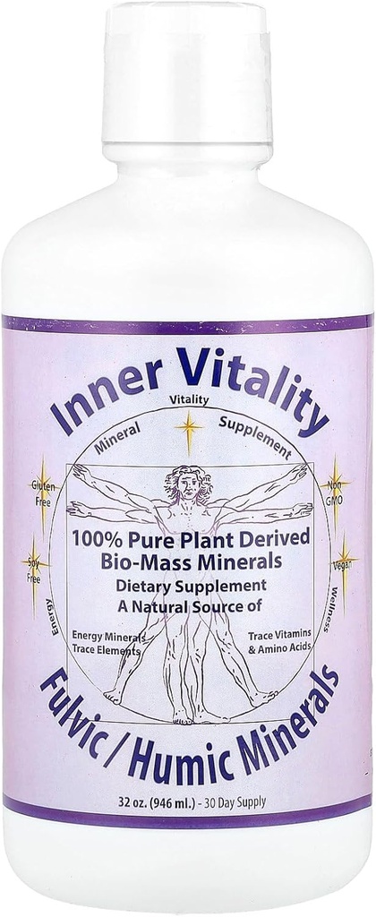 Morningstar Minerals Innere Vitalität, Fulvic/Humic Minerals, 32 Unzen (946 ml)