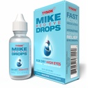 Tyson 2.0 Mike Red Eye Drops – Max Strength Redness Relief & Lubricant for Dry High Eyes, Fast-Acting Cooling Relief for Itchy & Irritated Red Eyes, 0.5 fl oz (15mL)