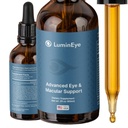 LuminEye Liquid Eye Vitamins – Sublingual Eye Health & Vision Support Drops – Lutein, Zeaxanthin, Astaxanthin, Bilberry & Omega-3 – Blue Light Support – 18 Eye Nutrients