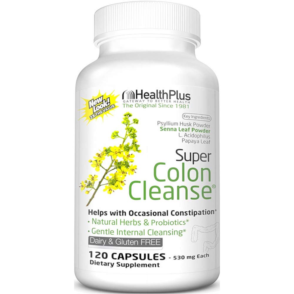 HealthPlus Super Colon Cleanse, 120 CAP, 2 Pack