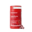 Humann SuperBeets Beet Root Capsules Quick Release 1000mg, Helps Support Nitric Oxide Production, Blood Pressure Support, Heart Health, Contains Non-GMO Beetroot Powder, Studied Antioxidants 180 Count