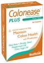 HealthAid ColonEase Plus – Herbal Digestive Support with Probiotics | Aloe Vera, Peppermint Oil, Clary Sage Oil & Parsley Seed | 60 Vegetarian Capsules