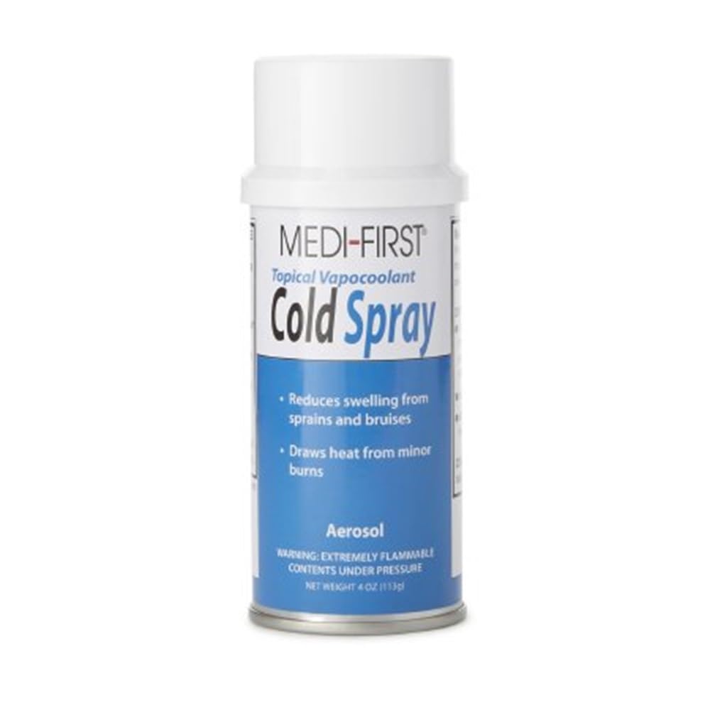 Medique MP230-17 Medi-First Cold Spray, 4 oz, Capacity, Volume, Standard, 4 O, White/Blue