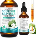 Soursop Graviola Liquid Drop, Soursop Oil for Support & Regeneration, Immune Boost, Relax, Liver and Sleep, Soursop Bitters Liquid, Vegan, Sugar & Gluten Free, Natural Flavor, for Men & Women-2 Fl Oz