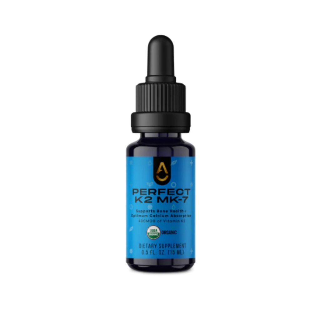 ACTIVATION Perfect K2 MK-7 Liquid Supplement | 15 ml | High Bioavailability for Enhanced Bone and Dental Health | Supports Efficient Calcium Absorption | Easy-to-Use Liquid Dropper