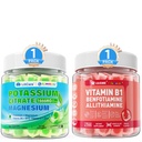 LILICARE Vitamin B1, Potassium Citrate Gummies, 2 Pack